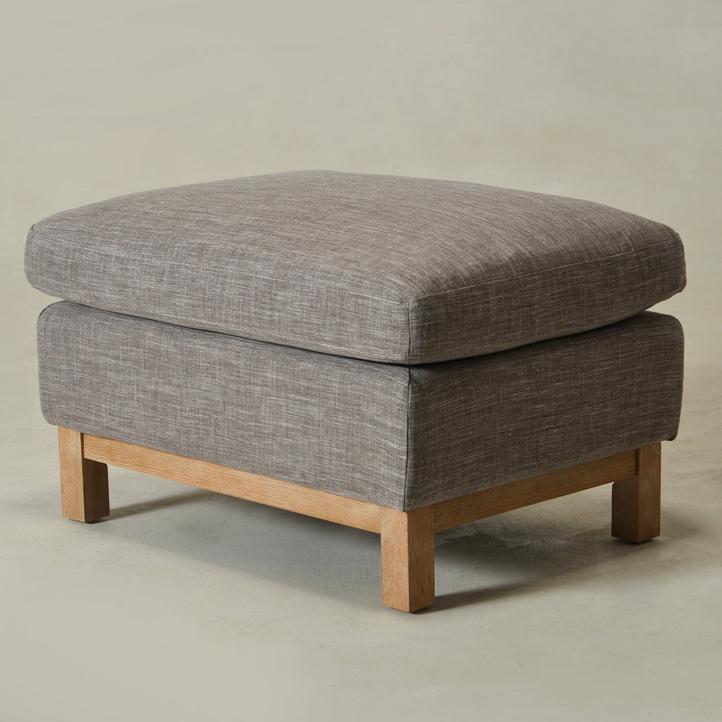 Albert Premium Linen Ottoman