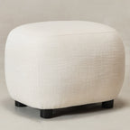 Elmer Linen Ottoman
