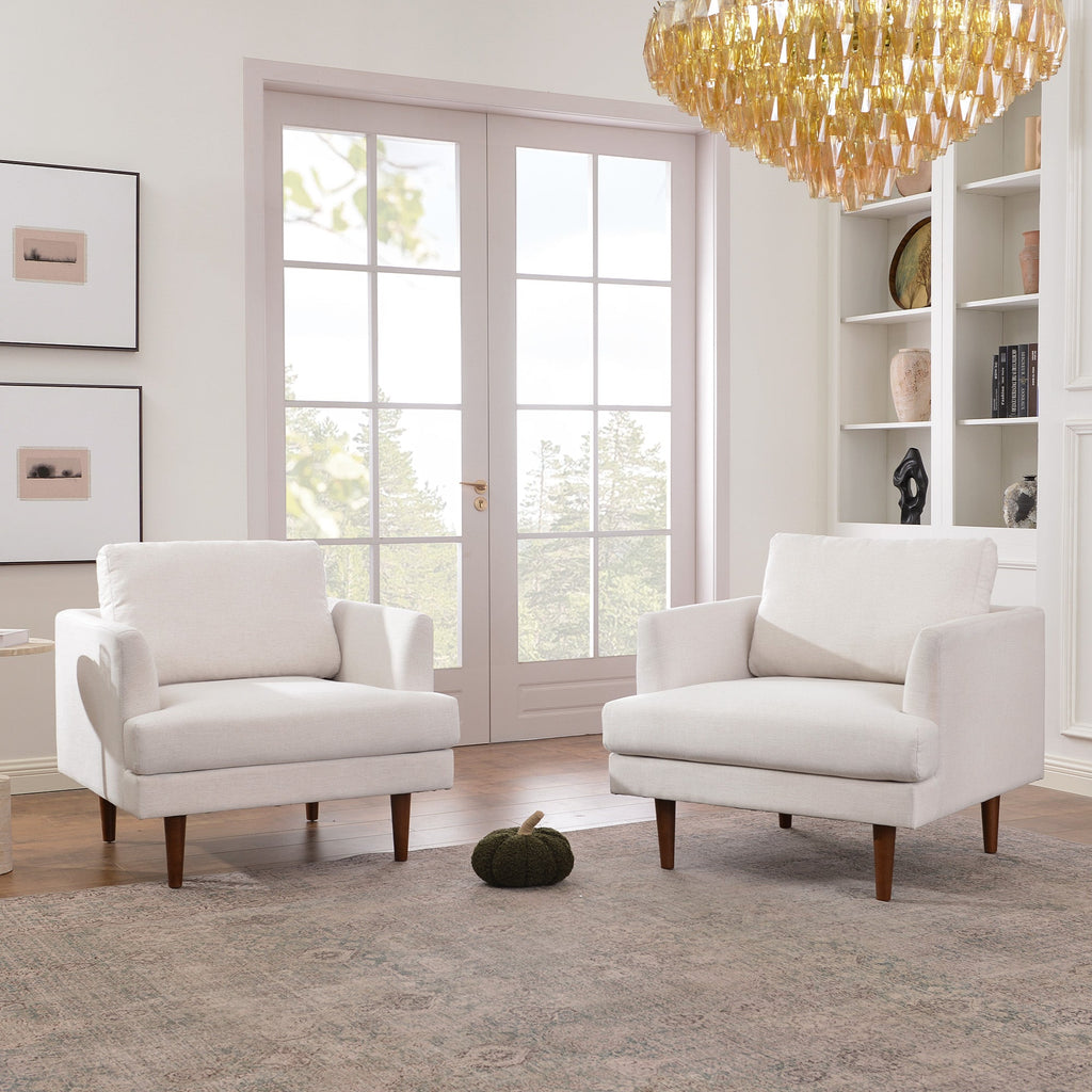 Samuel Tapered Linen ArmChair
