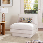 Montyne Linen Armless Chair