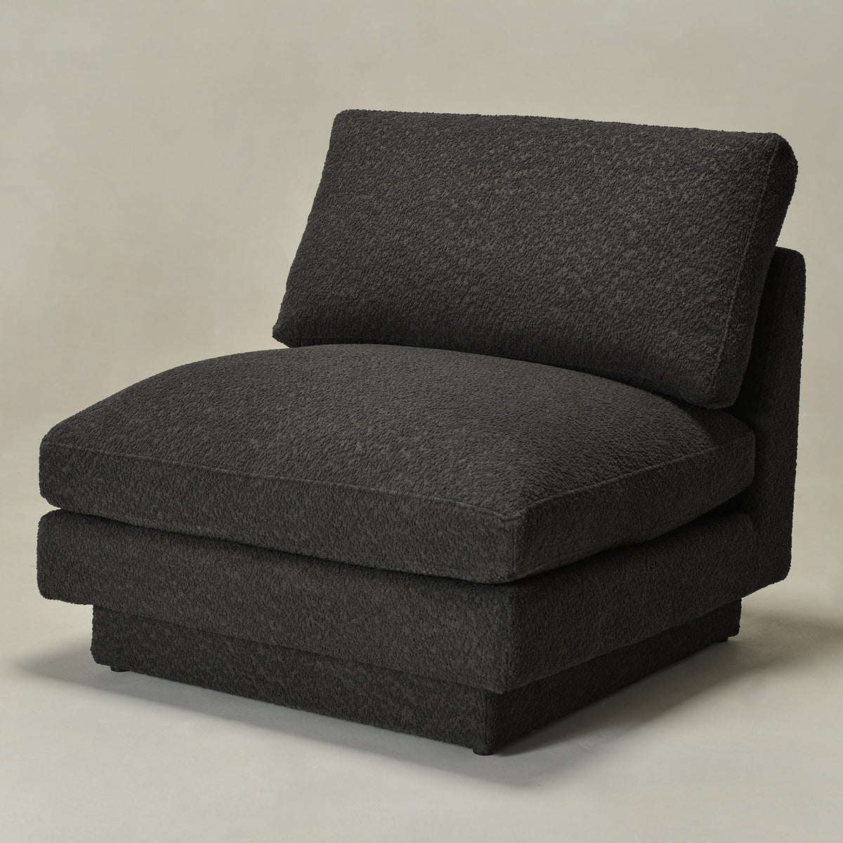 Montyne Bouclé Armless Chair