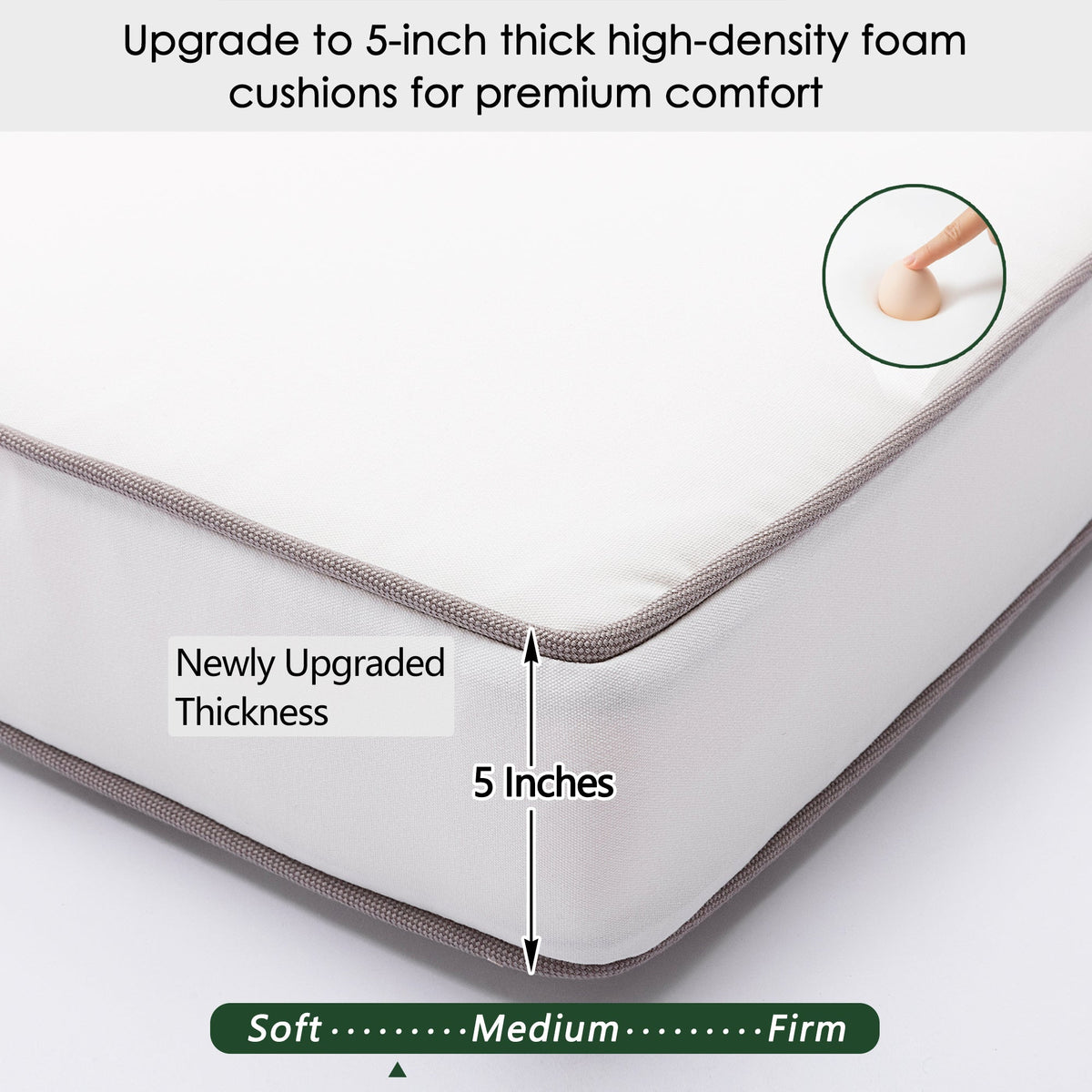 Ranu Extra Thick Outdoor Cushion Set