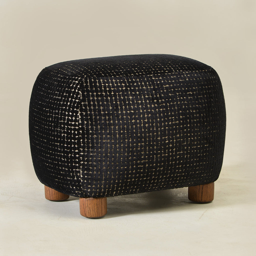 Teratect Exclusive | Elmer Sculpted Jacquard Ottoman