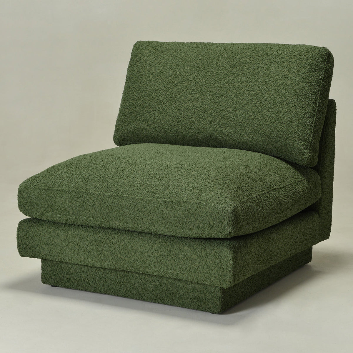 Montyne Bouclé Armless Chair