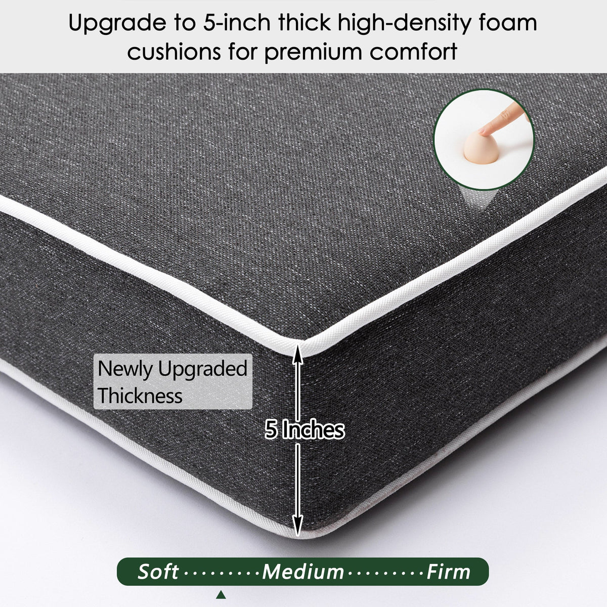 Ranu Extra Thick Outdoor Cushion Set