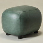 Elmer Faux Leather Ottoman