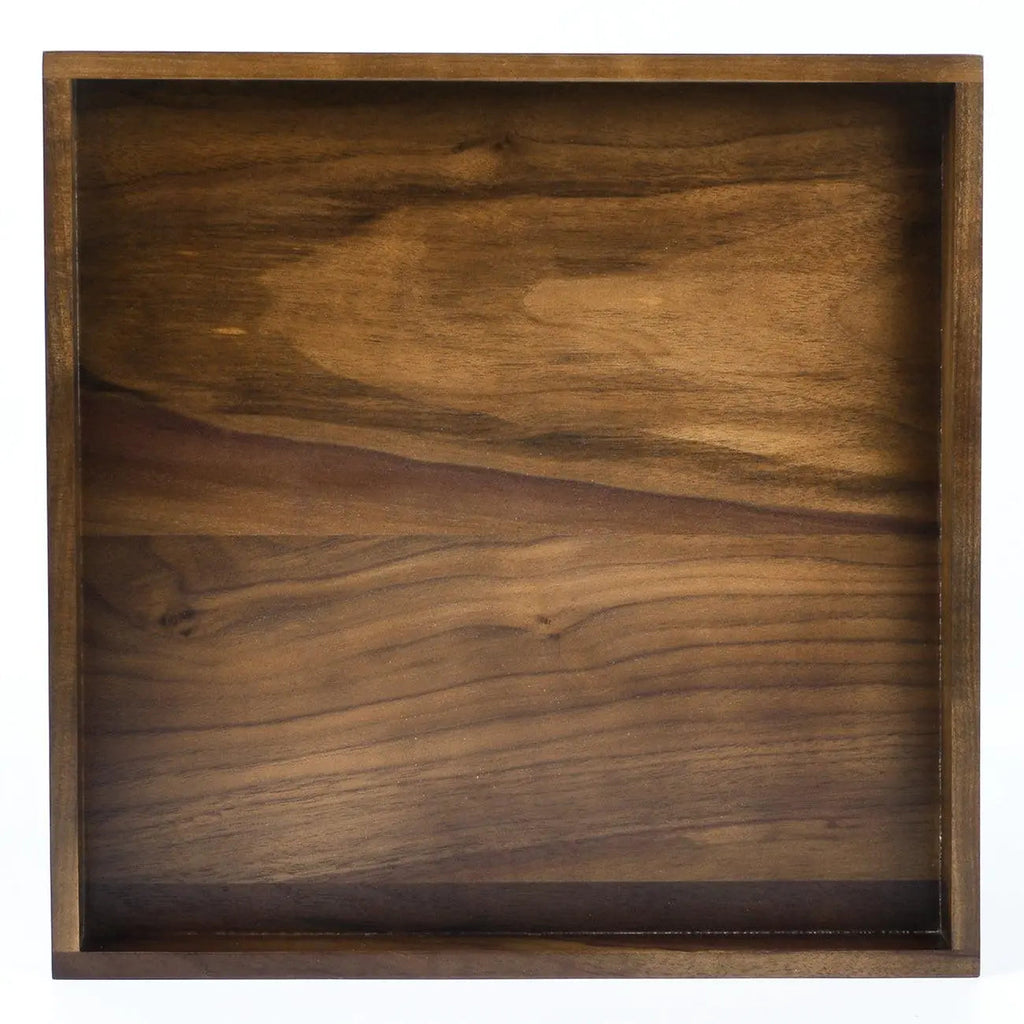 Teratect Square Black Walnut Serving Tray