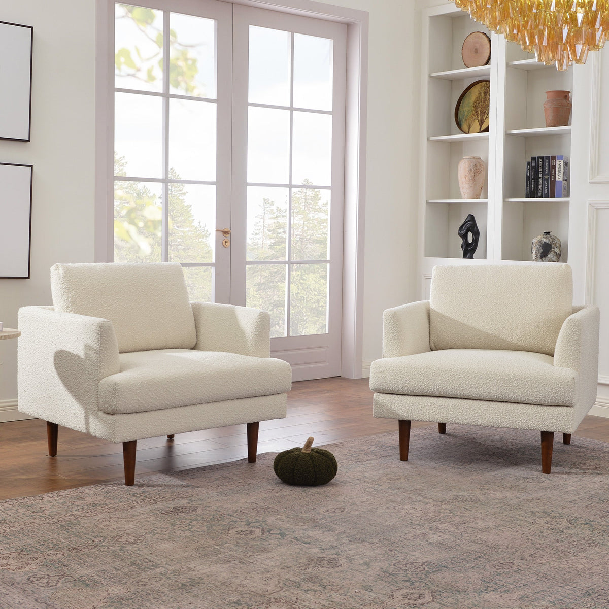 Samuel Tapered Bouclé ArmChair
