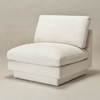 Montyne Bouclé Armless Chair