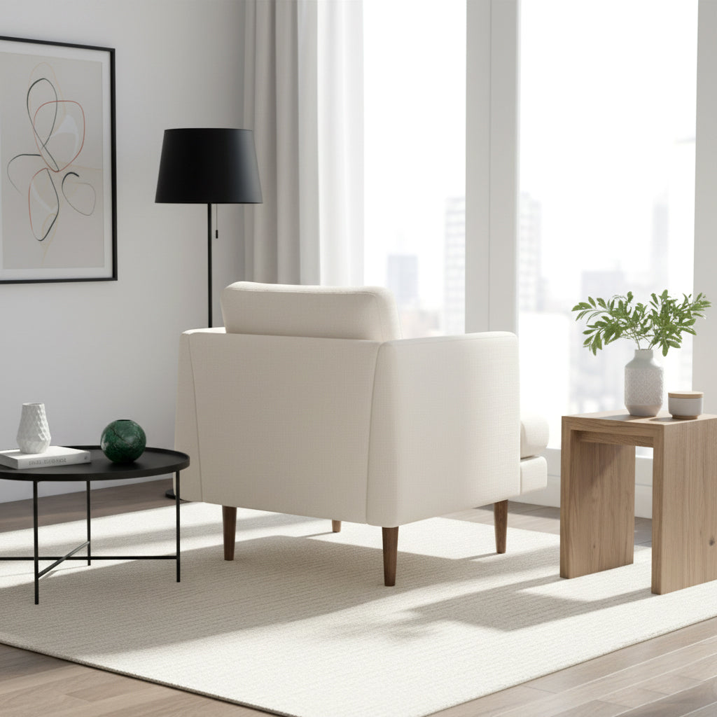 Samuel Tapered Linen ArmChair