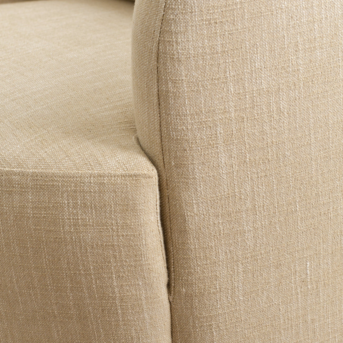 Ashlie Linen Swivel Barrel Chair
