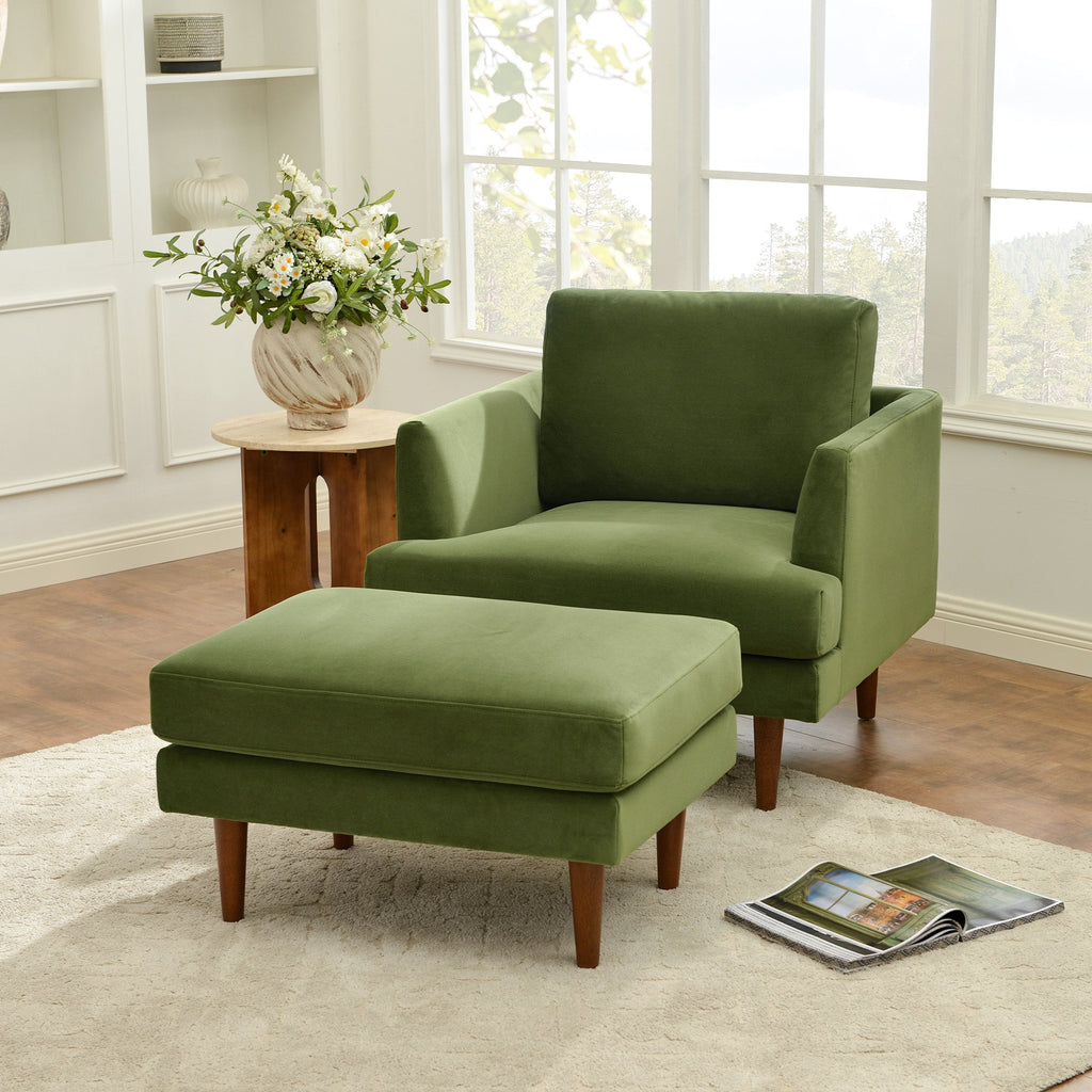 Samuel Tapered Velvet ArmChair