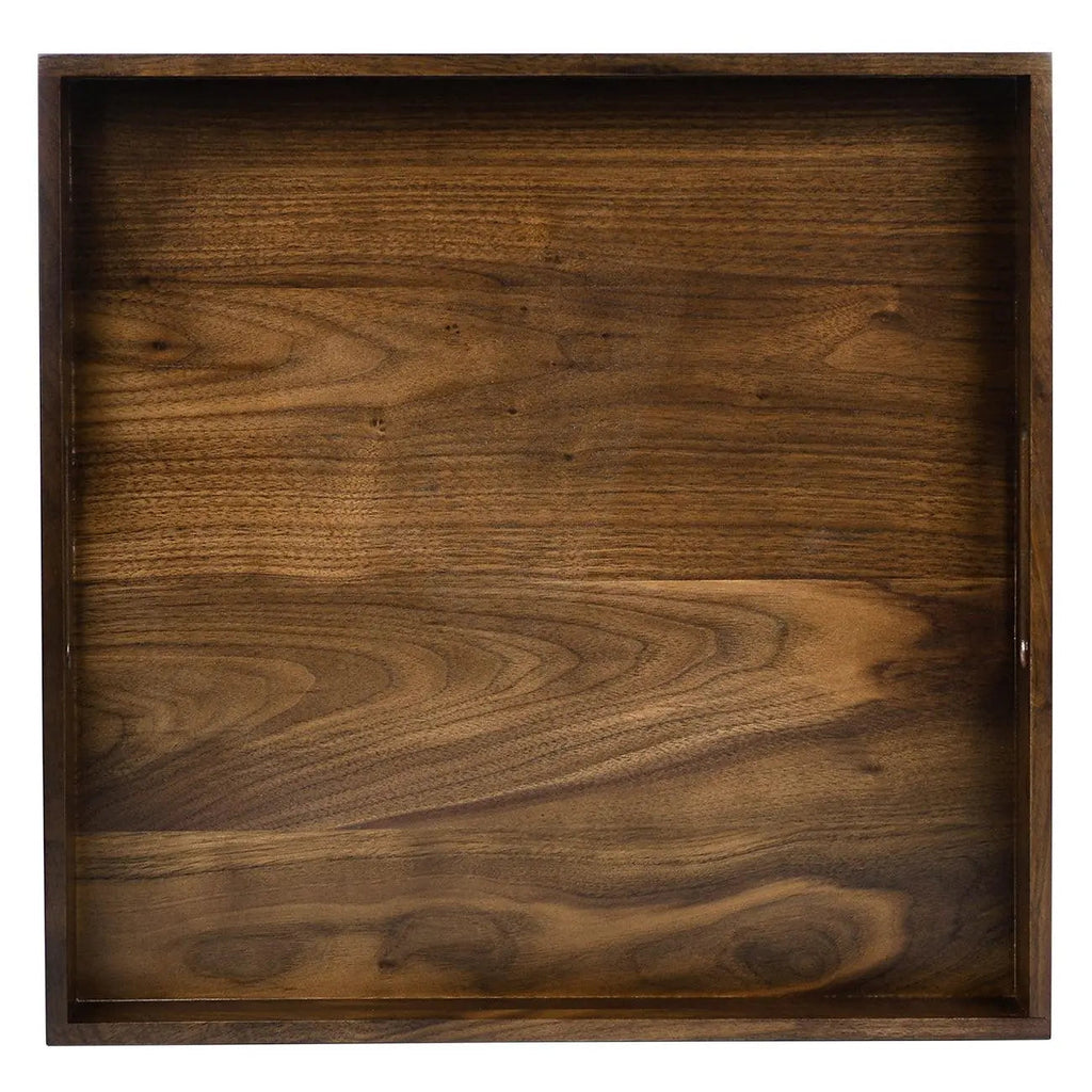 Teratect Square Black Walnut Serving Tray