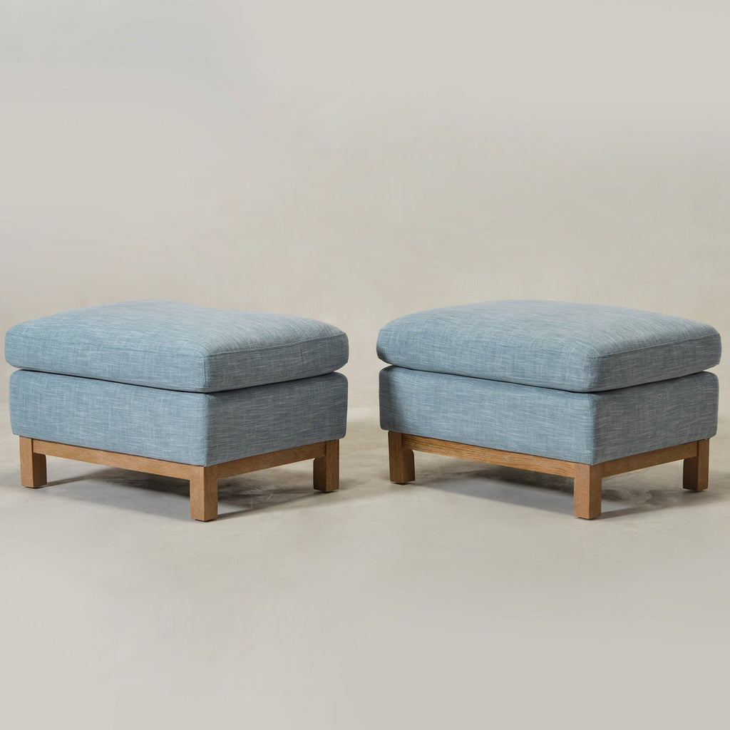 Albert Premium Linen Ottoman