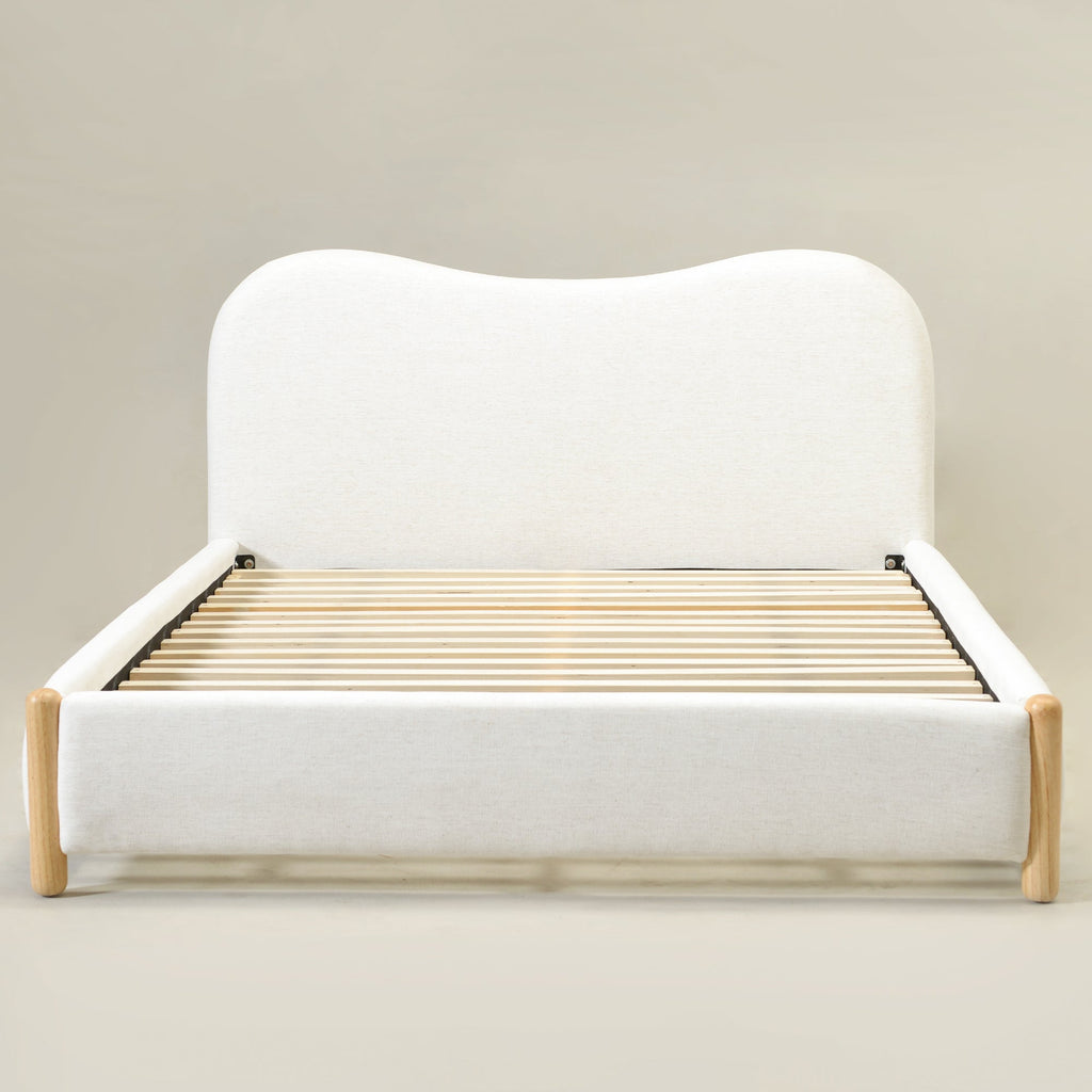Dorothy Linen Platform Bed
