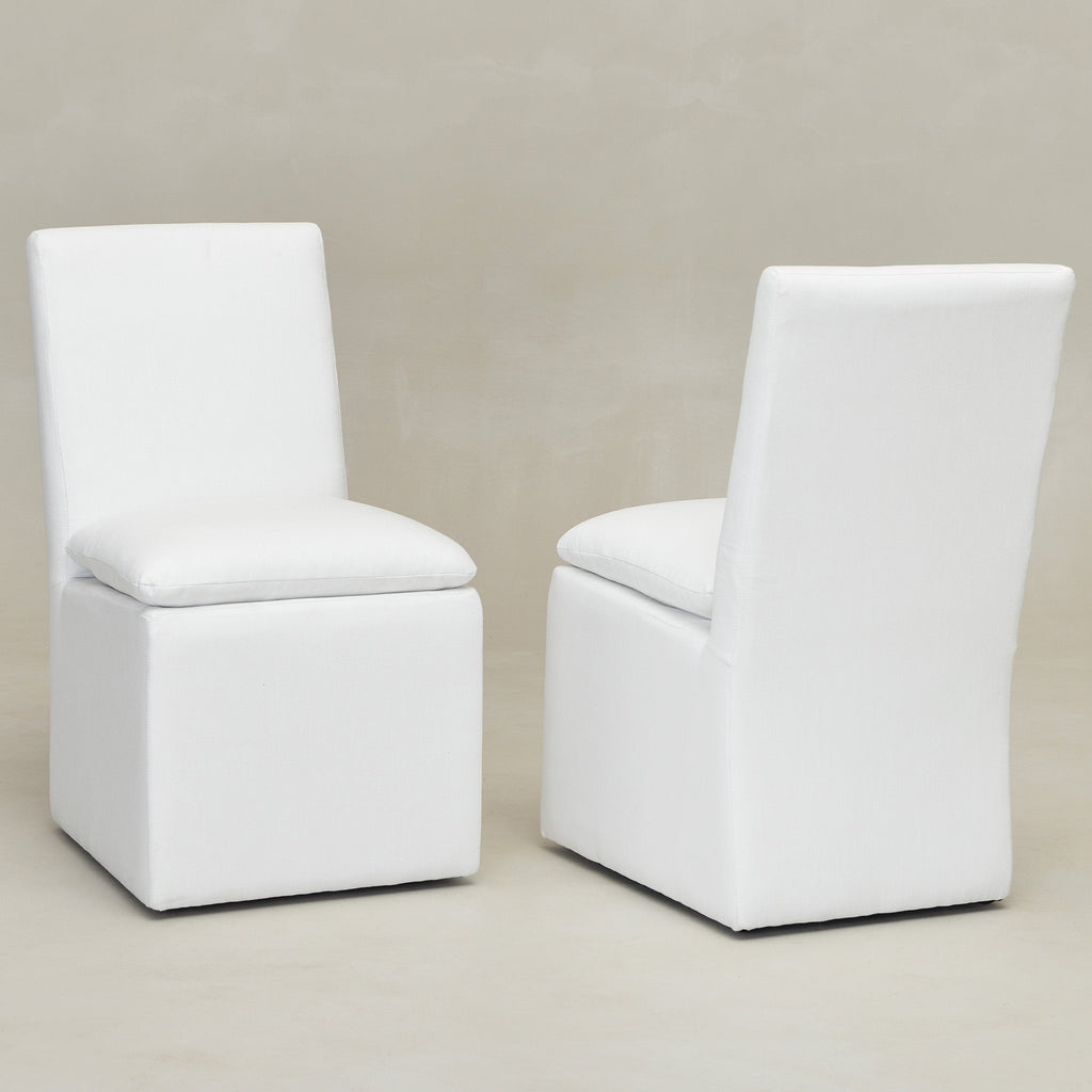 Diane Performance Dining Side Chair with Casters