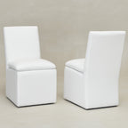 Diane Performance Dining Side Chair with Casters