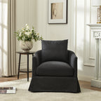 Eliza Slipcover Swivel Barrel Chair