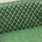 Logan Faux Leather Tufted Loveseat