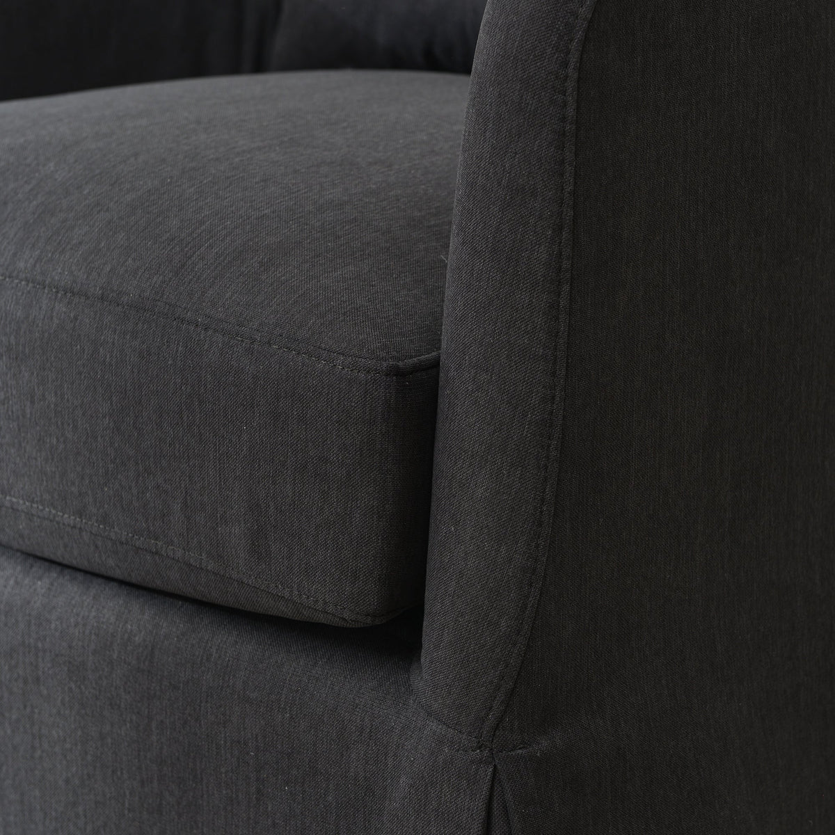 Eliza Slipcover Swivel Barrel Chair