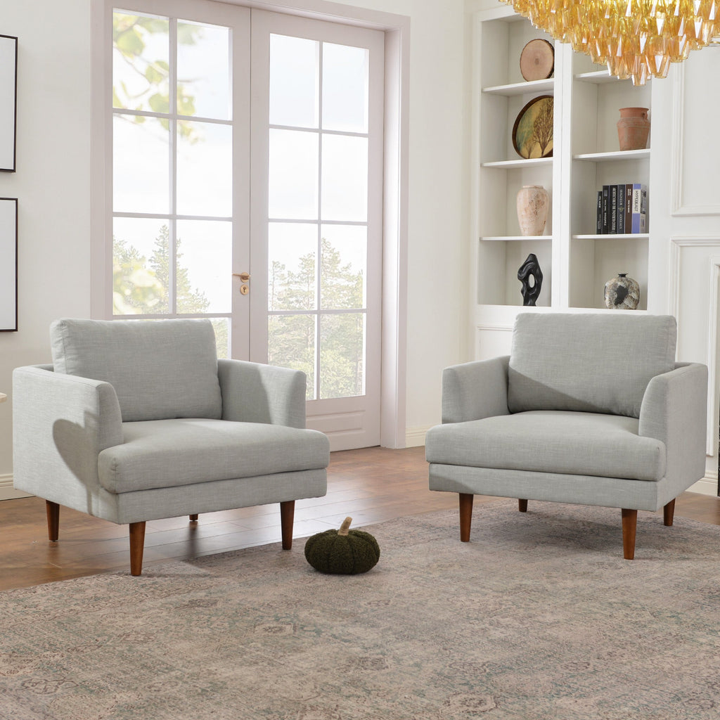 Samuel Tapered Linen ArmChair