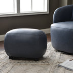 Elmer Faux Leather Ottoman