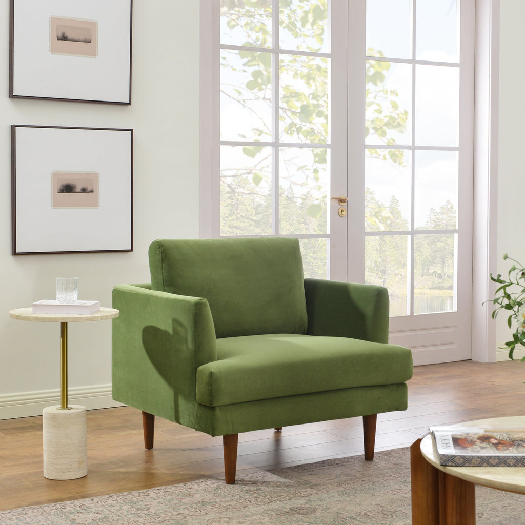 Samuel Tapered Velvet ArmChair