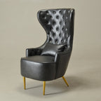 Letitia Faux Leather Wingback Chair
