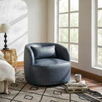Ashlie Faux Leather Swivel Chair