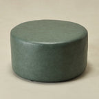 Elof Faux Leather Ottoman