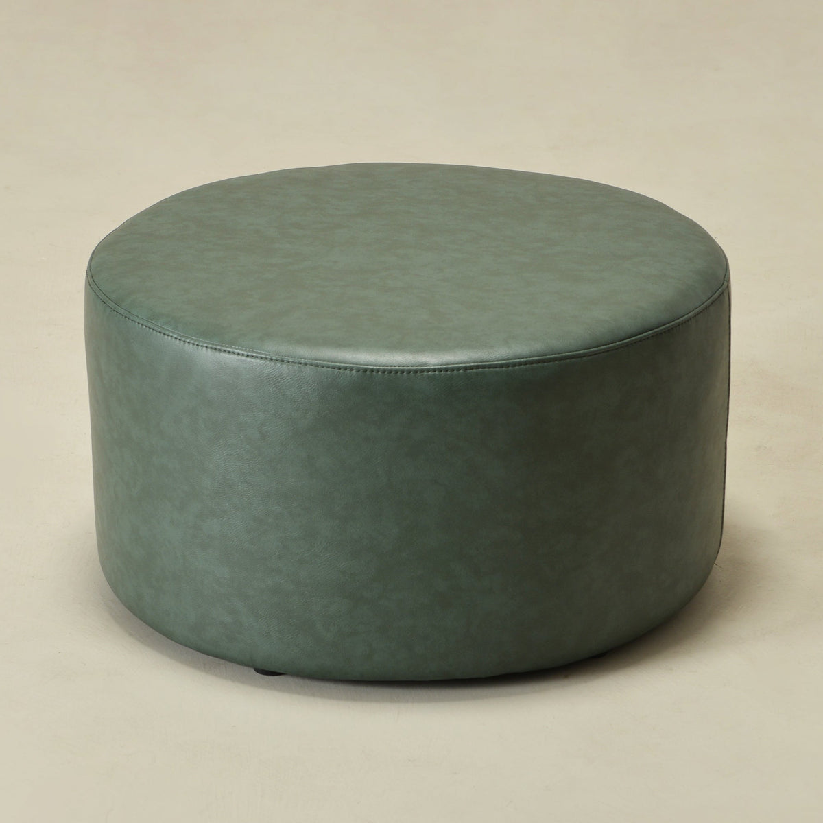 Elof Faux Leather Ottoman