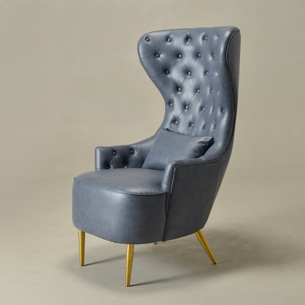 Letitia Faux Leather Wingback Chair