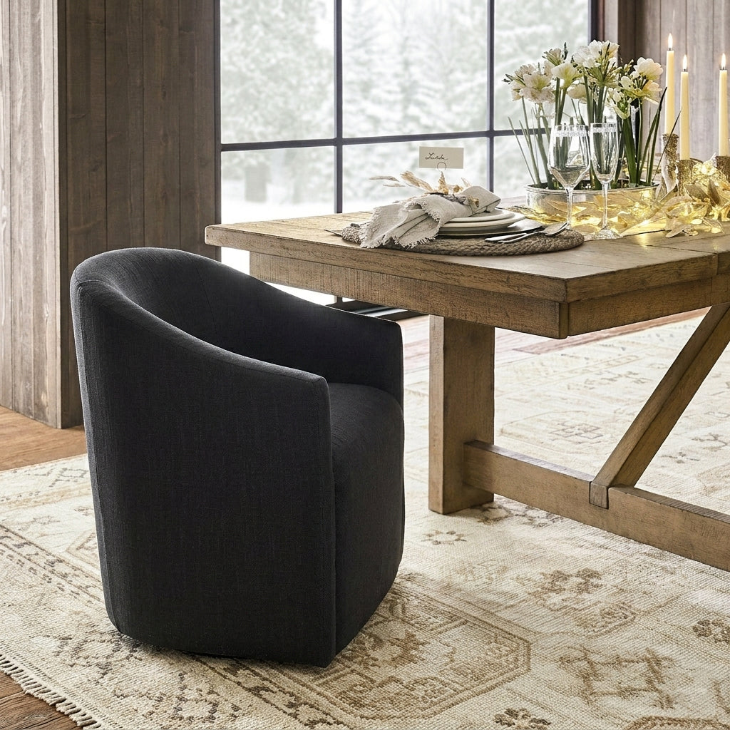 Rafa Performance Linen Dining Chair