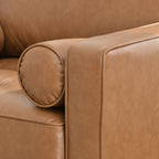 Tiziano Tufted Armchair with Accent Pillows