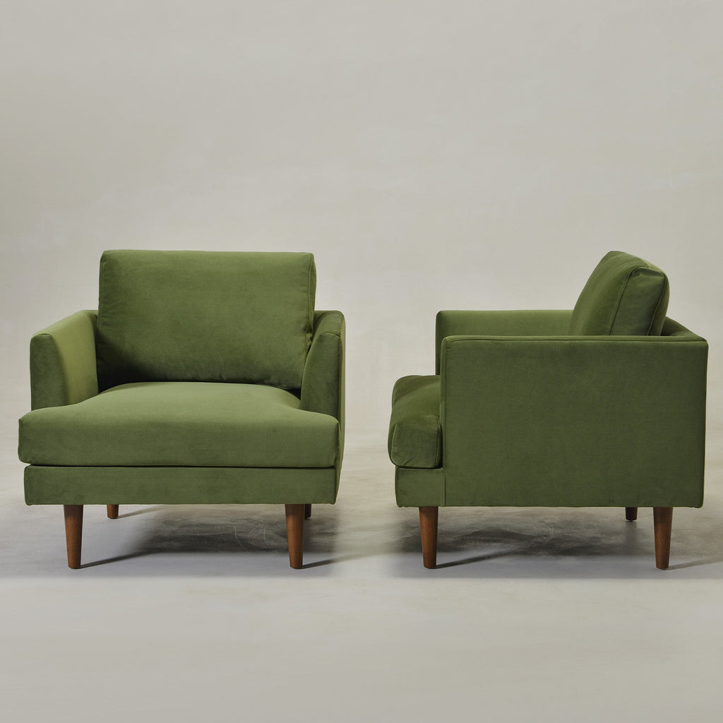 Samuel Tapered Velvet ArmChair