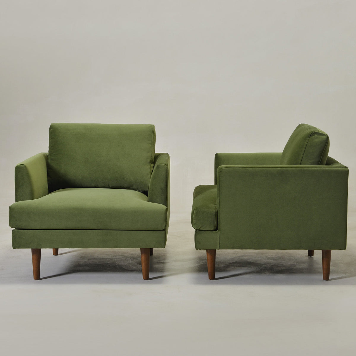 Samuel Tapered Velvet ArmChair
