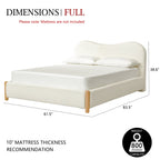 Dorothy Linen Platform Bed