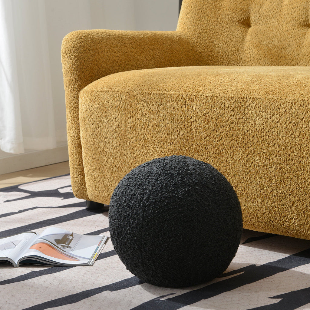 Jules Bouclé Round Pillow