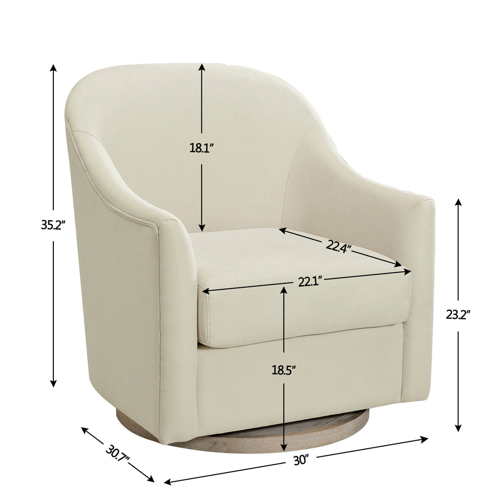 Ethel Swivel Nursery Glider