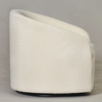 Susie Premium Bouclé Swivel Barrel Chair