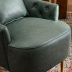 Letitia Faux Leather Wingback Chair