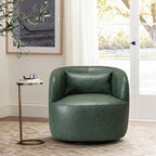 Ashlie Faux Leather Swivel Chair