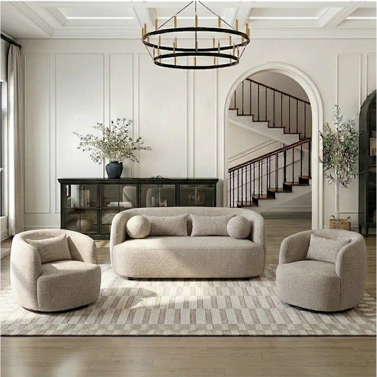 Ashlie Bouclé Loveseat