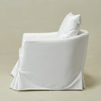 Eliza Slipcover Swivel Barrel Chair