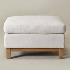 Albert Premium Linen Ottoman