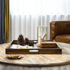 Teratect Square Black Walnut Serving Tray