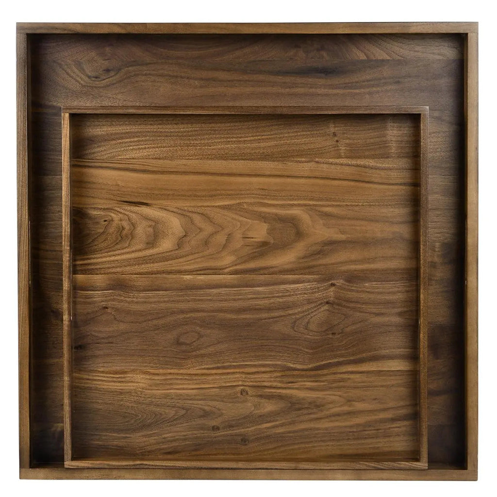Teratect Square Black Walnut Serving Tray