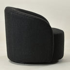 Everitte Bouclé Swivel Barrel Chair