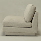 Montyne Bouclé Armless Chair