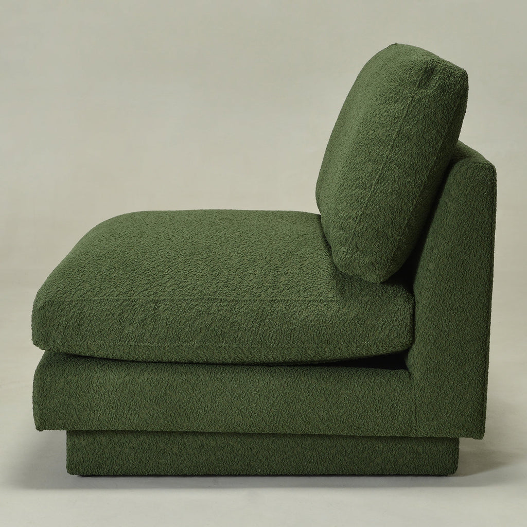 Montyne Bouclé Armless Chair